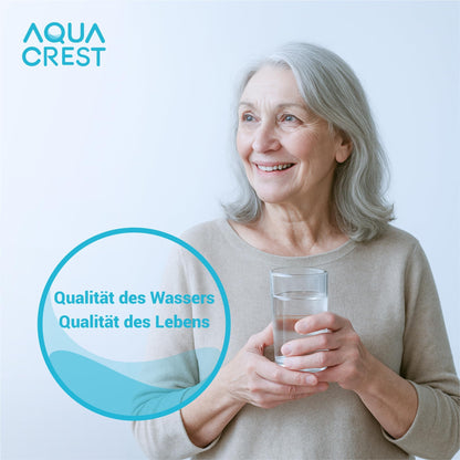 AQUA CREST Wasserfilter Ersatz für Melitta Nivona Krups – 12 Stk.