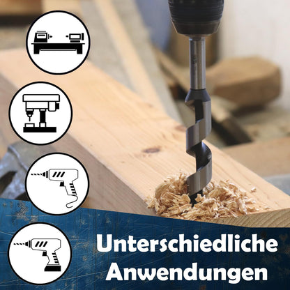 AM-Zerspanungstechnik Schlangenbohrer Set Holz Ø6-18 mm, 6-teilig
