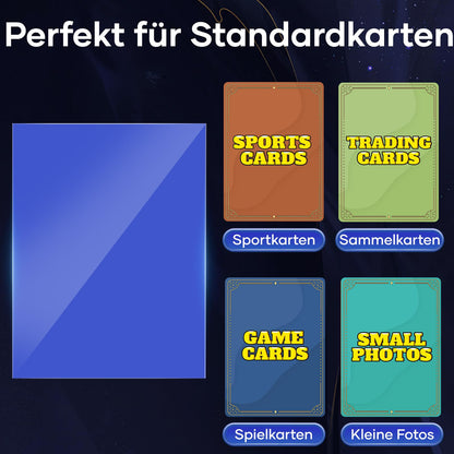 Mlikero Kartenhüllen 1000 Stück, 10 Farben, 66 x 91 mm für MTG