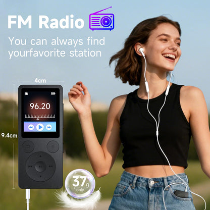 ODEJOI X91 MP3-Player mit Bluetooth 5.3, 64 GB & Lautsprecher