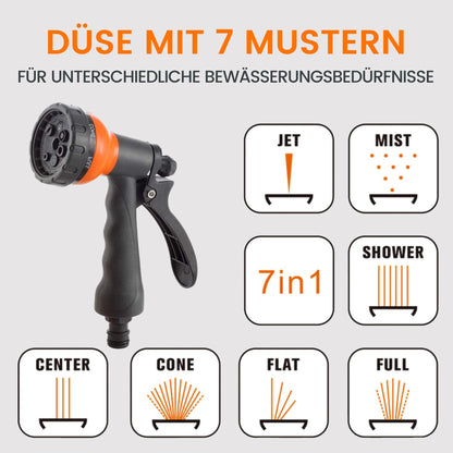 Giraffe Tools Wand-Schlauchtrommel EUAW-25, automatisch, 25 m + 2 m