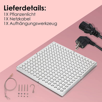 Randaco LED Pflanzenlampe Vollspektrum, 2x45W, 225 LEDs, 4050 lm