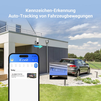 EZVIZ EL3 Überwachungskamera Aussen - 4MP WLAN Flutlicht