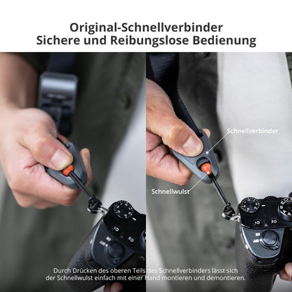 PGYTECH Kamera Schultergurt breit verstellbar, Nachtschwarz
