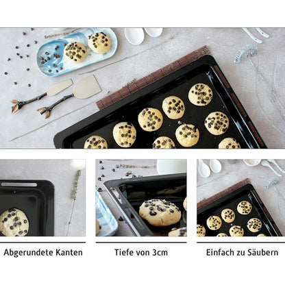 ICQN Backblech & Ofenrost Set 45.5x37.5 cm - 2-teilig