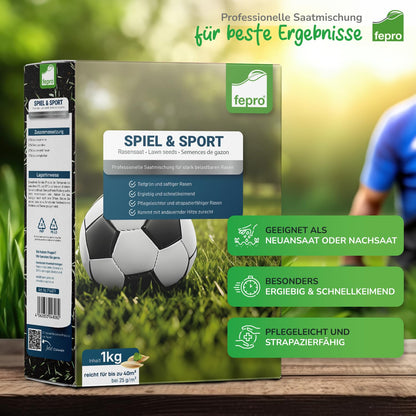 Fepro Rasensamen Sport und Spiel 20 kg schnellkeimend für 800 m²