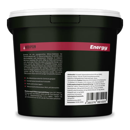 KOIPON Energy Winter Koifutter sinkend 6mm Pellets – 5 kg