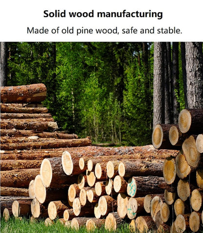 Heehee Massivholz Bücherregal drehbar 360° bodenstehend – 5-stöckig