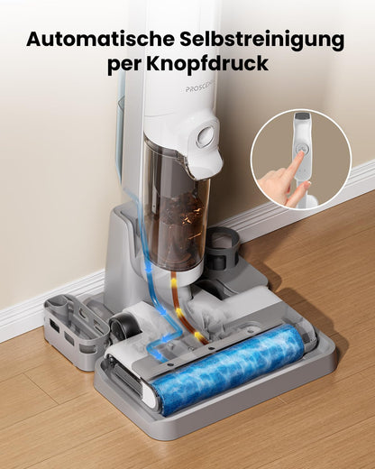 Proscenic F10 Ultra+ Nass-Trockensauger mit Wischfunktion, 3-in-1