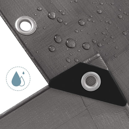 Laneetal Abdeckplane Gewebeplane 4x8m 280g/m² PE