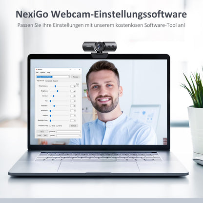 NexiGo HelloCam Webcam – 1080p Windows Hello & Abdeckung