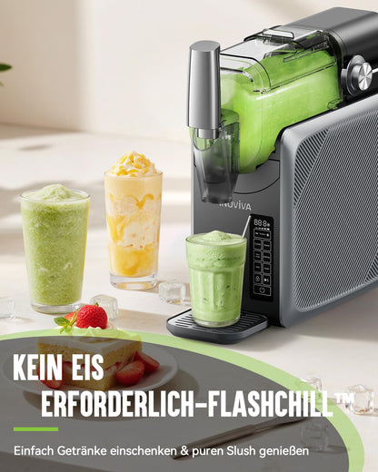 INOVIVA Slush Maschine S1.2 – 2 L, ohne Eis, 5 Programme