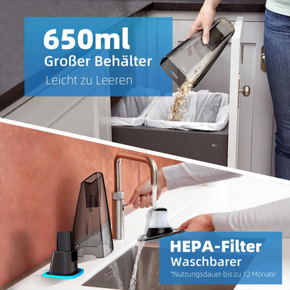 Anktel PowerClean2300 Akku-Handstaubsauger Nass & Trocken