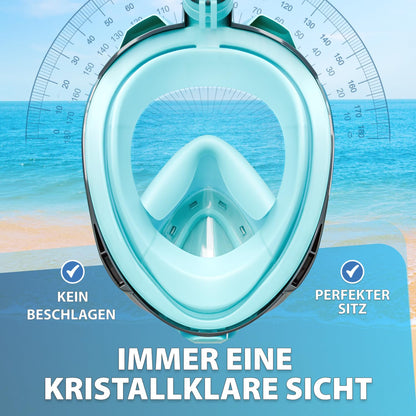 KAIMANA Schnorchelmaske K004 – Vollgesichtsmaske, CO2-sicher