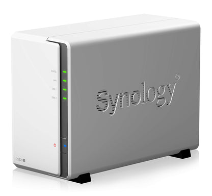 Synology DS220j 8 TB 2-Bay Desktop NAS-Lösung mit Seagate IronWolf