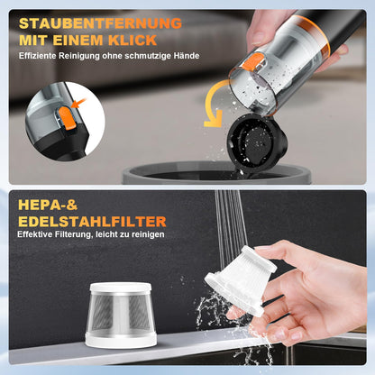 RABIGALA Akku-Handstaubsauger 4-in-1, 30000 Pa, 140 W, kabellos