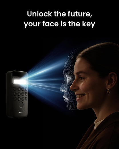 SwitchBot Smart Lock Ultra mit Keypad Vision, 3D-Gesichtserkennung