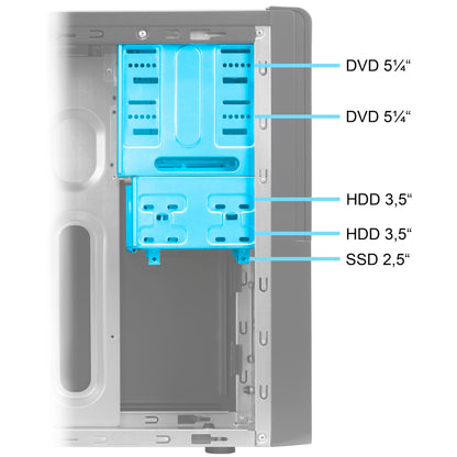 Ankermann Desktop PC Barcelona - i5-6500 GT 740 16GB 1TB SSD