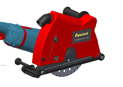 FANZTOOL Absaughaube 230mm für Winkelschleifer - Trennen