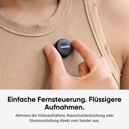 Insta360 Mic Air Drahtloses Mikrofon mit USB-C, 300 m Reichweite