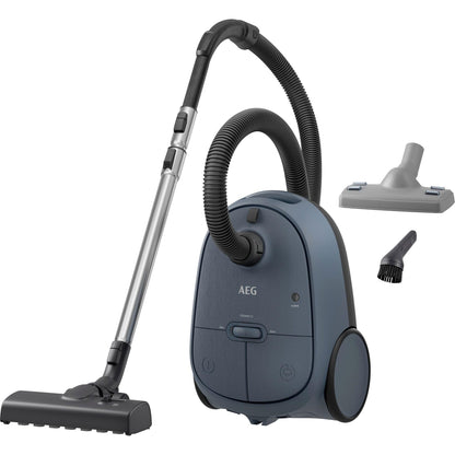 AEG CLEAN 6000 Staubsauger mit Beutel - Blau AB61C2DBS. Blauer Bodenstaubsauger mit Beutel zur Reinigung verschiedener Bodenbeläge.