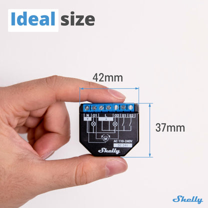 Shelly Plus 2PM Smart Home Doppel Relais Schalter – 4er Pack