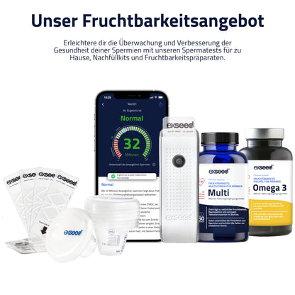 ExSeed Health Spermatest für zu Hause – 5 Tests