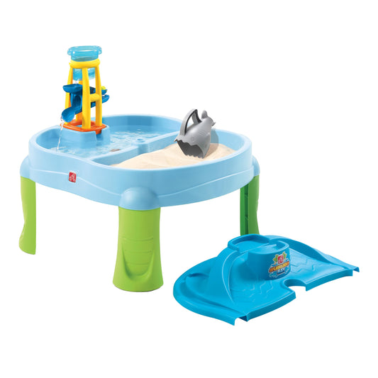 Step2 Splash & Scoop Bay Sand & Wassertisch für Kinder Blau