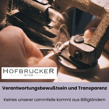 Hofbrucker Baby-Lammfell Naturform Premium – Medizinisch Waschbar