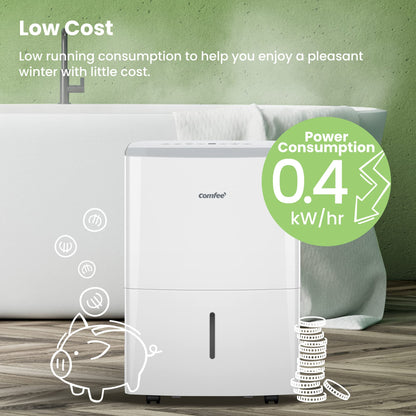 Comfee MDDF-16DEN7-WF Luftentfeuchter – 16L, Weiss