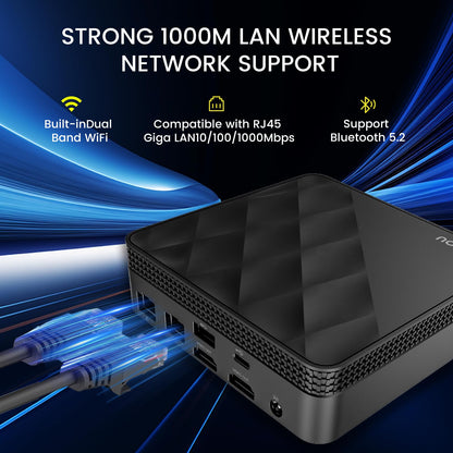 Azeyou Mini PC N100 – 16GB RAM 1TB SSD Windows 11 Pro