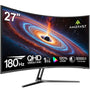 Amzfast AMZG27C1Q Curved Gaming Monitor – 27" QHD 180Hz