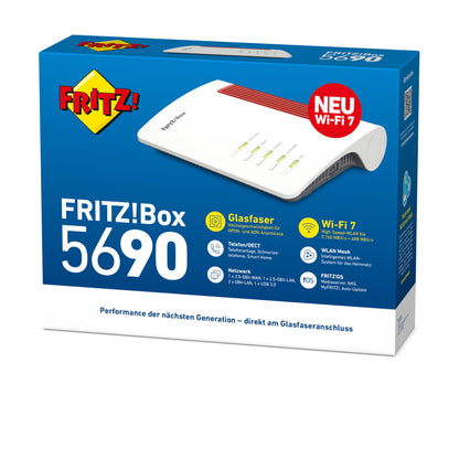 FRITZ!Box 5690 Glasfaser-Router mit Wi-Fi 7, WLAN Mesh und DECT
