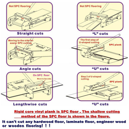 ProfiWerk 330mm Pro Rigid Core Vinylschneider - für SPC/LVT