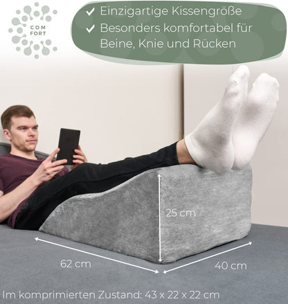 VitaMed Ergonomisches Venenkissen - Beinhochlagerung Keilkissen