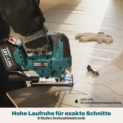 KIESBOHR CSJ001 Akku Stichsäge Makita 18V kompatibel – ohne Akku