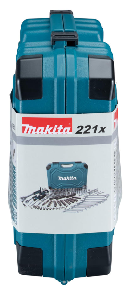 Makita E-10883 Umfangreiches Werkzeug-Set - 221 Teile