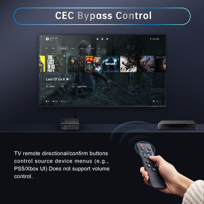 ROFAVEZCO HDMI 2.1 eARC Audio Extractor - 4K 120Hz Dolby Atmos