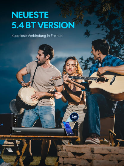 MEVOSTO Mini 2.1 Soundbar für TV PC Gaming – 60W 40cm