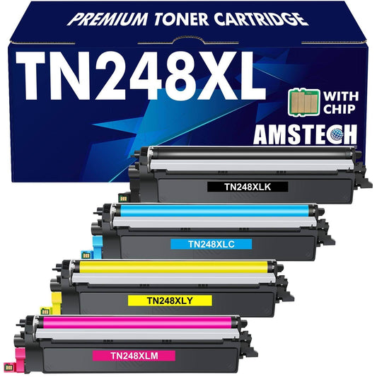 Kompatibler TN248XL Toner für Brother DCP-L3560CDW MFC-L3760CDW, eine rechteckige Tonerkassette zum Laserdruck.