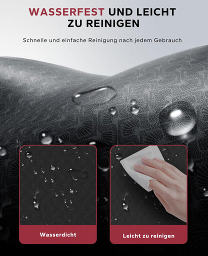 HAPBEAR Yogamatte XXL aus TPE, rutschfest, 183 x 91 cm, 6 mm
