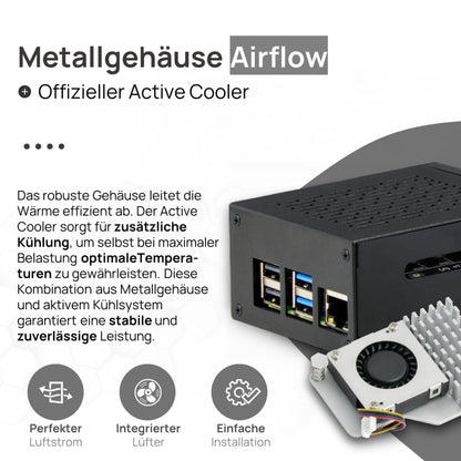 Raspberry Pi 5 16GB RAM PCIe NVMe Set - 64GB Edition