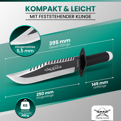 VIKING GEAR Rambo Messer First Blood Part II Signature Edition