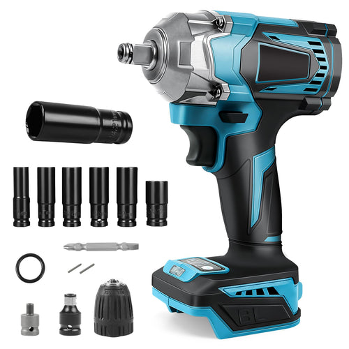 Makita Kompatibel 700Nm Bürstenlos Akku Schlagschrauber – 1/2 Zoll Ohne Akku