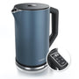 Arendo ELEGANT Edelstahl Wasserkocher mit Temperatureinstellung, 1,5 L in Admiral Blau
