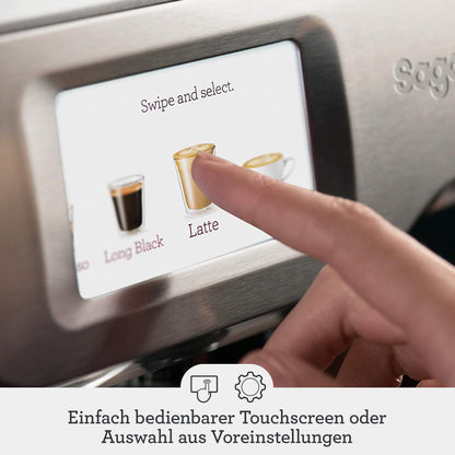 Sage The Barista Touch Siebträgermaschine - Gebürsteter Edelstahl