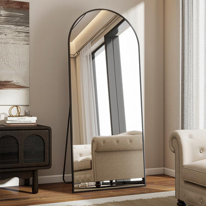 BEAUTYPEAK Ganzkörperspiegel Bogen 181x63 cm - Schwarz