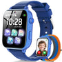 Ucani A28 4G Kinder-Smartwatch mit GPS, Videoanruf und SOS, Dunkelblau, Kinderuhr mit Touchscreen