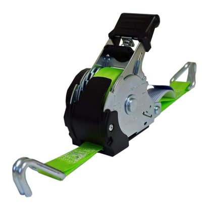SHZ Automatik Spanngurt mit Spitzhaken 3,5 m x 25 mm 340 daN 4er-Set