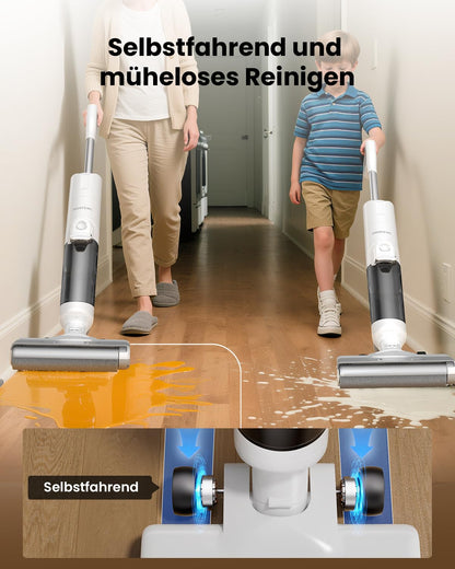 Proscenic F10 Ultra+ Nass-Trockensauger mit Wischfunktion, 3-in-1